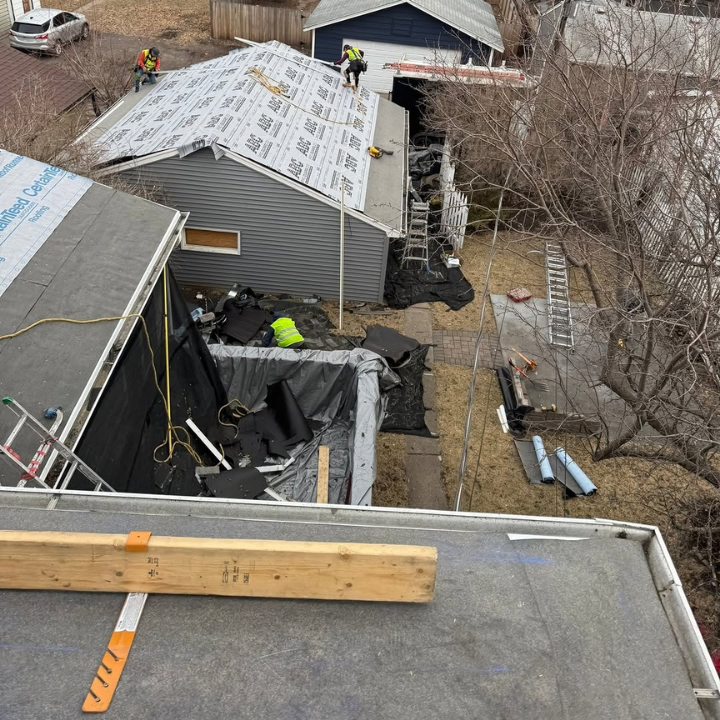 Residential roofing project in South King County